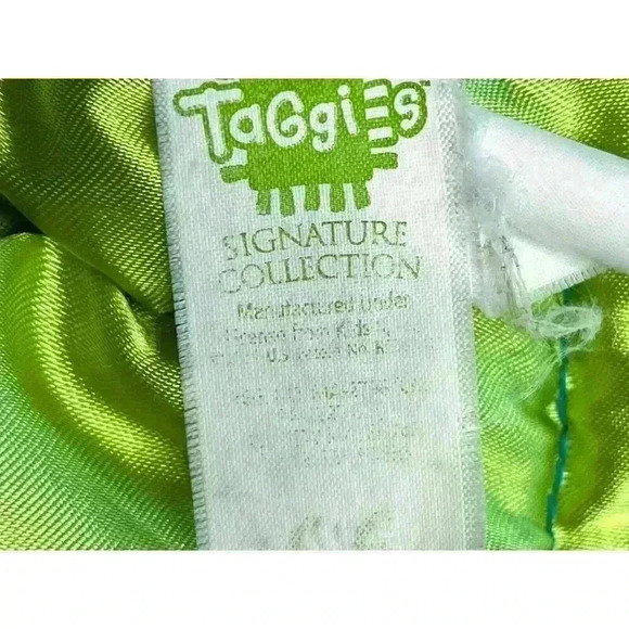 Mary Myer Baby Taggies Lovey Security Blanket Monkey Bird Orange - Picture 9 of 11